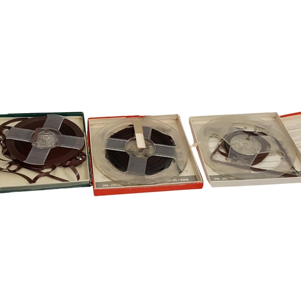 16mm Music Tape Reel Magnetic RCA Webcor Audio Sound Voice Song Unmarked Lot 3
